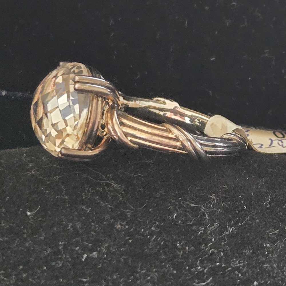 Peter Thomas Roth Silver Solitaire Ring with QTZ Crystal - Picture 9 of 11